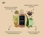 Vetiver Hydra Caffeine Healthy Body Wash materials