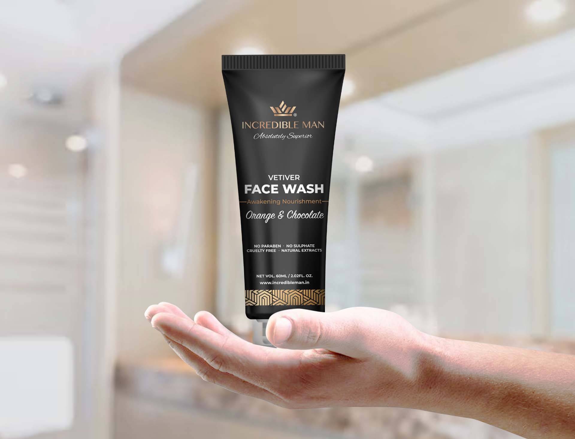 How to Use Orange-Chocolate Vetiver Facewash